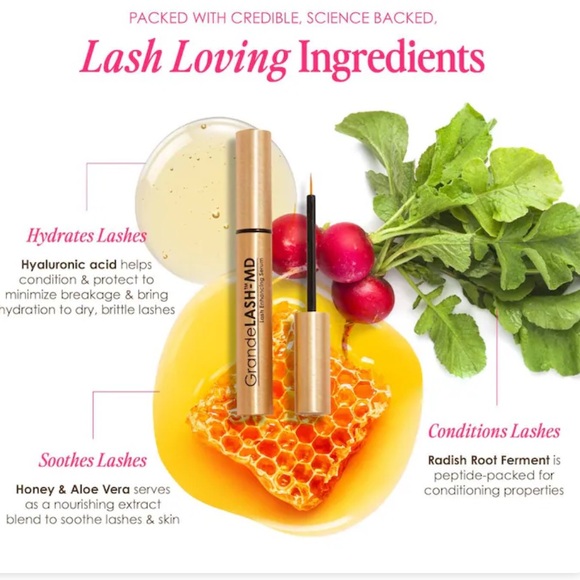 NWT Grande Cosmetics GrandeLASH - MD Lash Enhancing Clear Serum 0.07 oz/2 ml - Picture 10 of 11